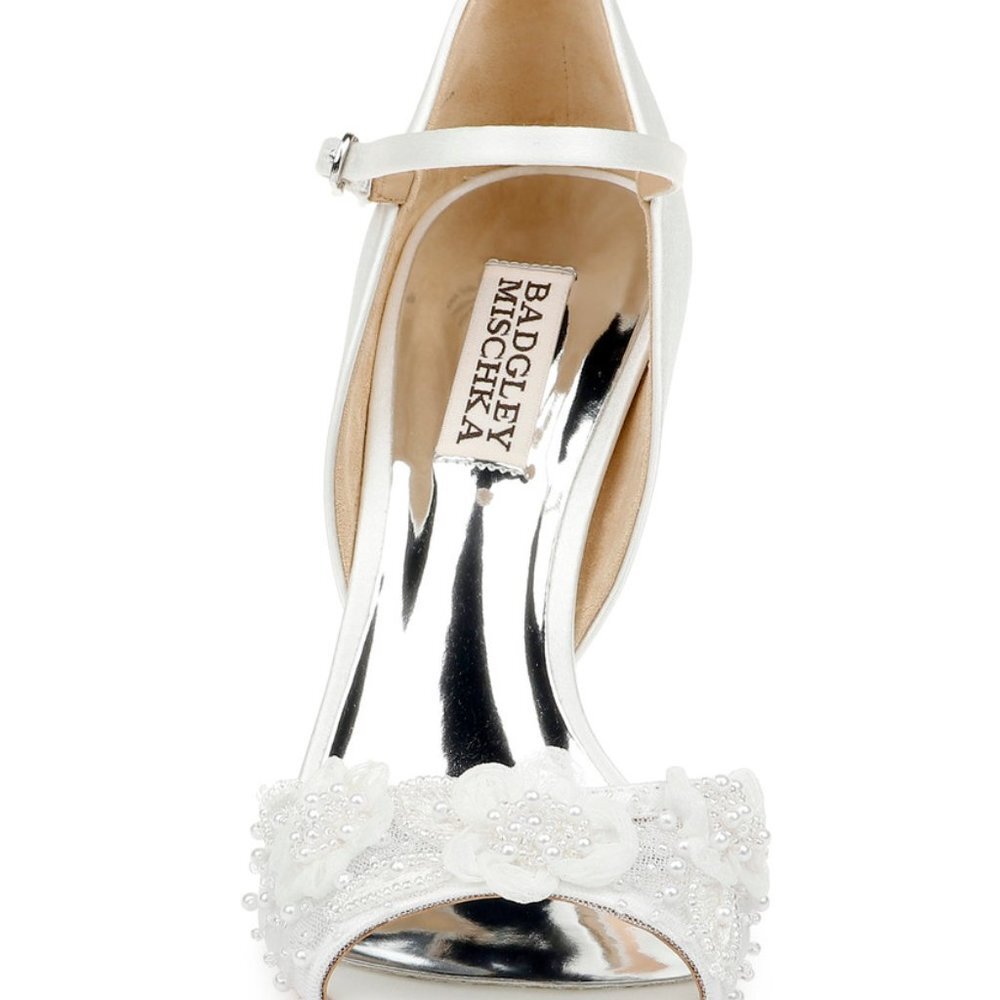 Designer Badgley Mischka Carter Peep Toe D'Orsay - Picture 4 of 6